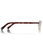 Tom Ford Women Architectural-cut Frame Rose Gold Sunglasses