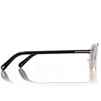 Tom Ford Men Irregular Frame Metallic Gold Sunglasses