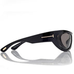 Tom Ford Women Cat Eye Frame Ink Black Sunglasses