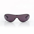 Tom Ford Men Mask Frame Shiny Smoky Black Sunglasses