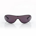 Tom Ford Men Mask Frame Shiny Smoky Black Sunglasses