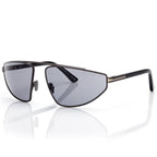 Tom Ford Men Irragular Frame Gunmetal Sunglasses