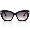 Tom Ford Women Butterfly  Frame Espresso Black Sunglasses