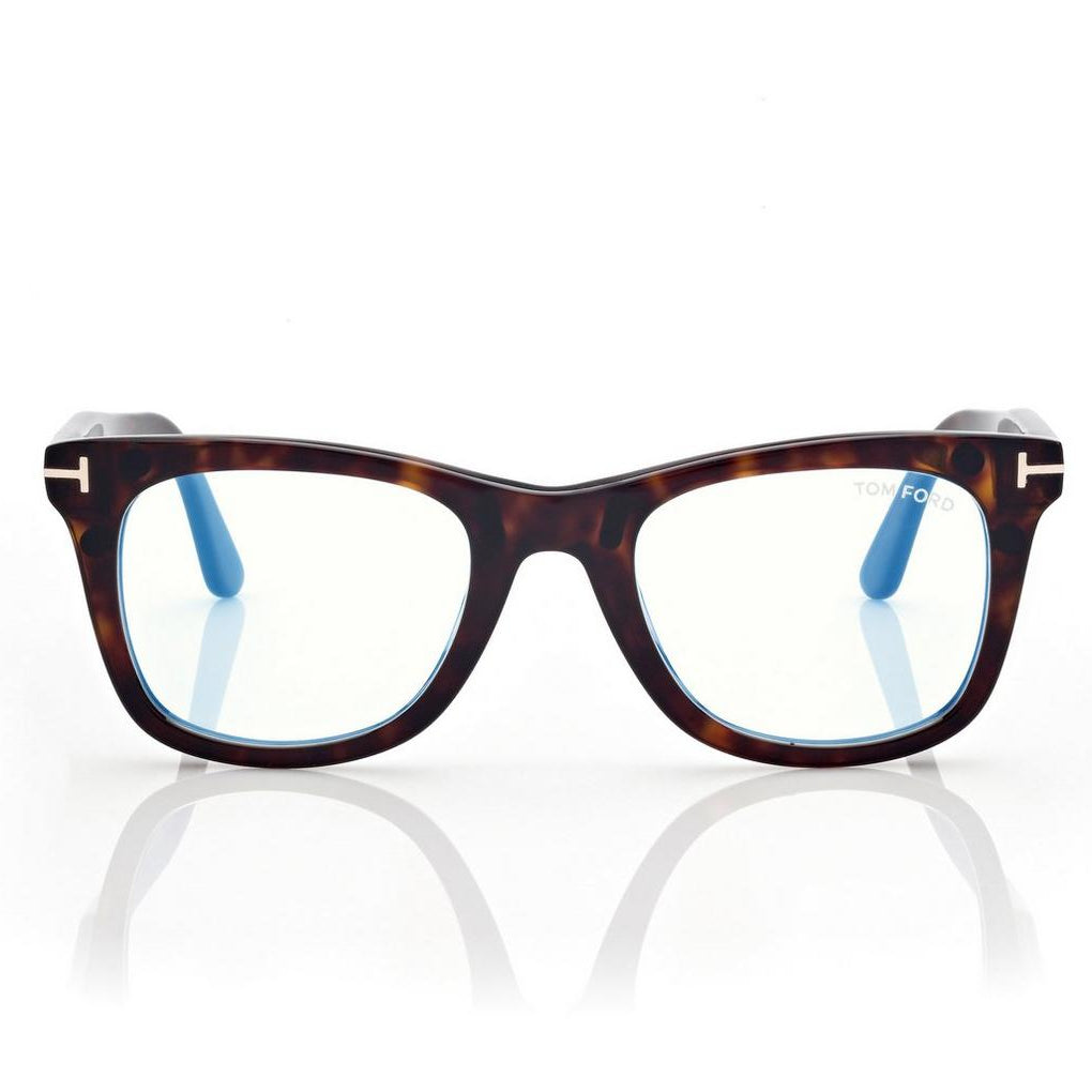Tom Ford Men Square Frame Dark Havana Sunglasses
