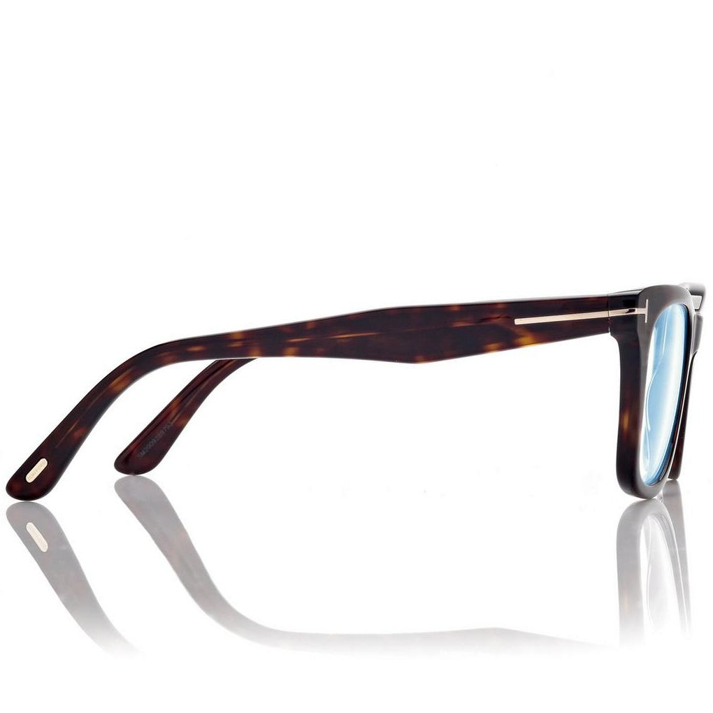 Tom Ford Men Square Frame Dark Havana Sunglasses