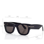 Tom Ford Men Versatile Frame Black Sunglasses