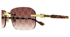 Gucci Men Promo Brown Gradient With Pattern Sunglasses
