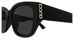 Gucci Women Round Black Sunglasses