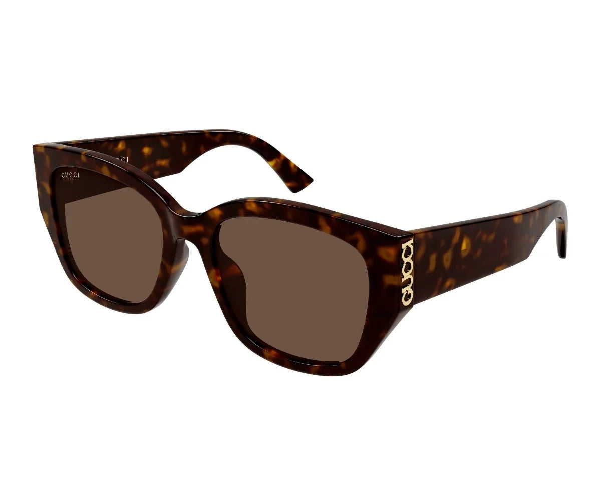 Gucci Women Round Brown Sunglasses