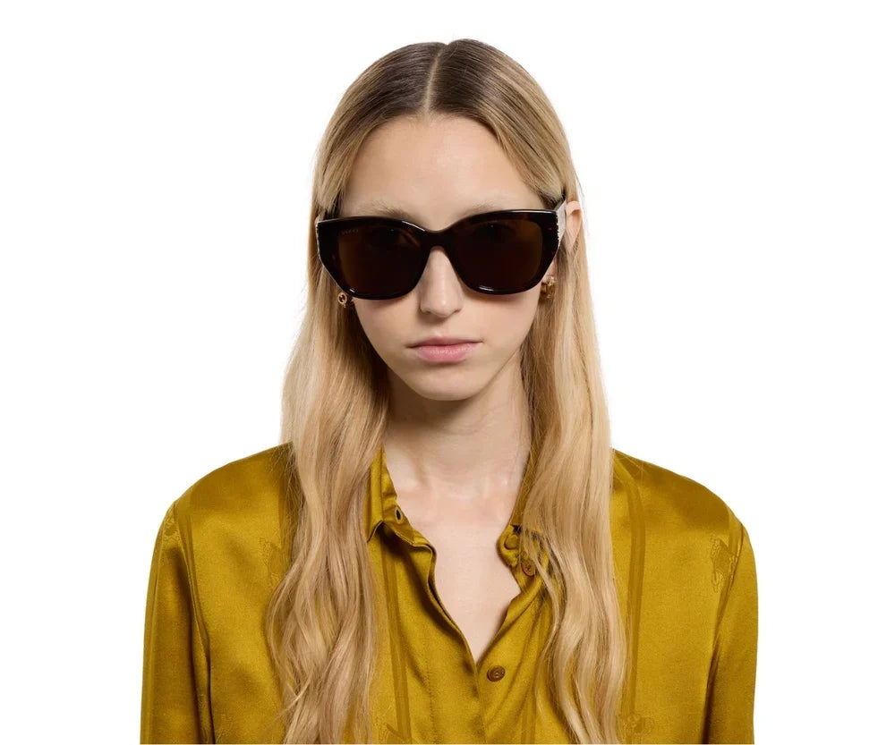 Gucci Women Brown Sunglasses