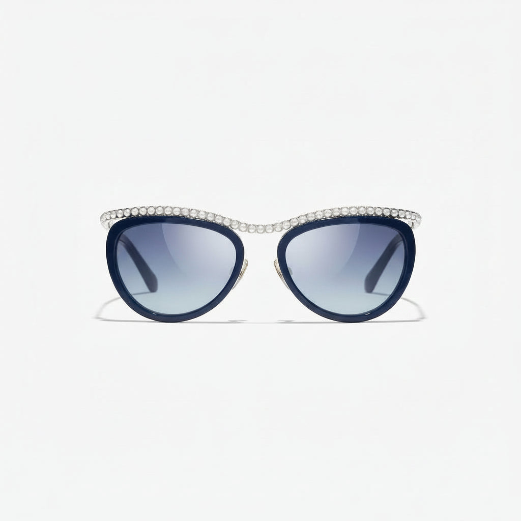 Chanel Women’s Cat-Eye Blue Sunglasses