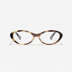 Chanel Women Oval Tortoise Eyeglasses