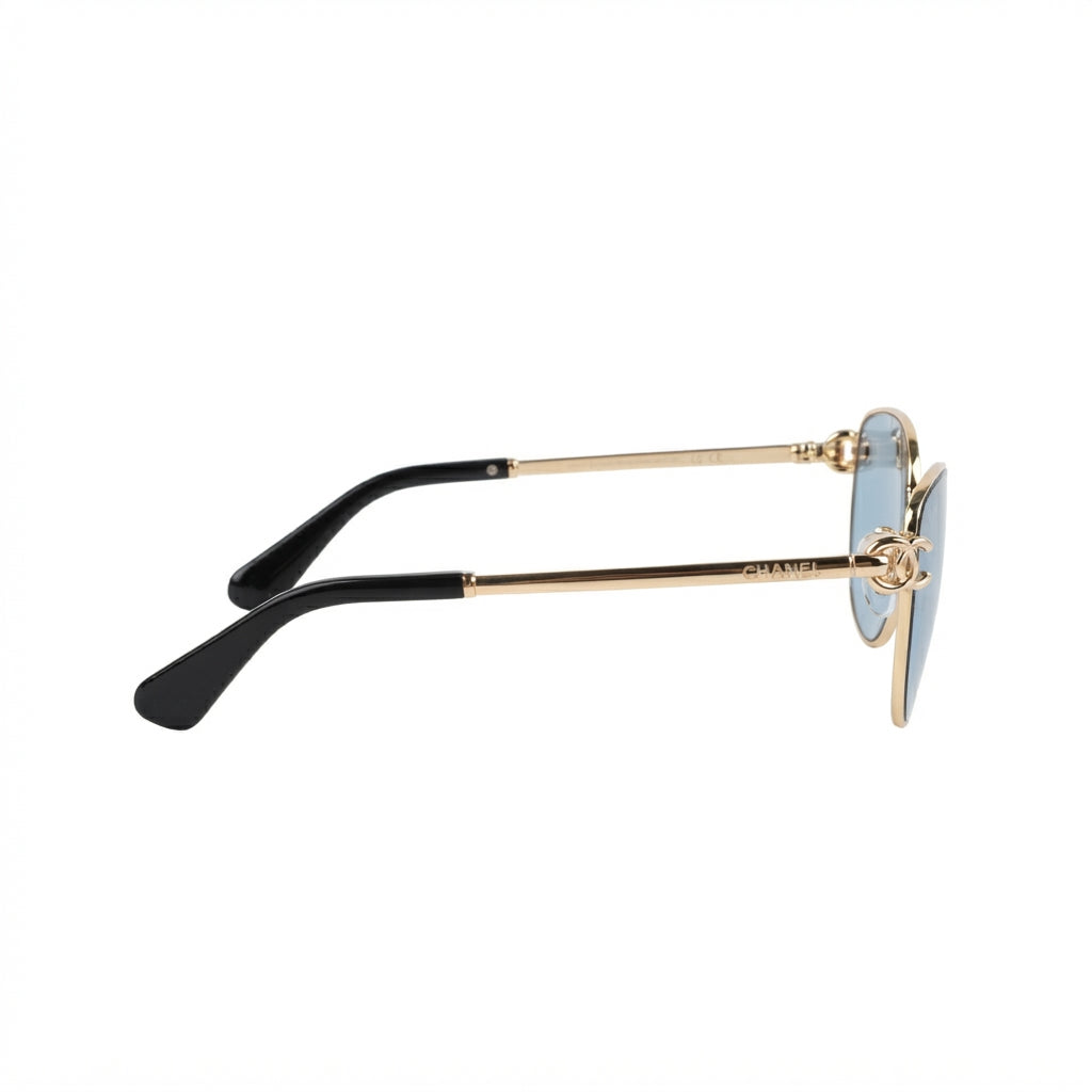 Chanel Women Cat-Eye Blue Sunglasses