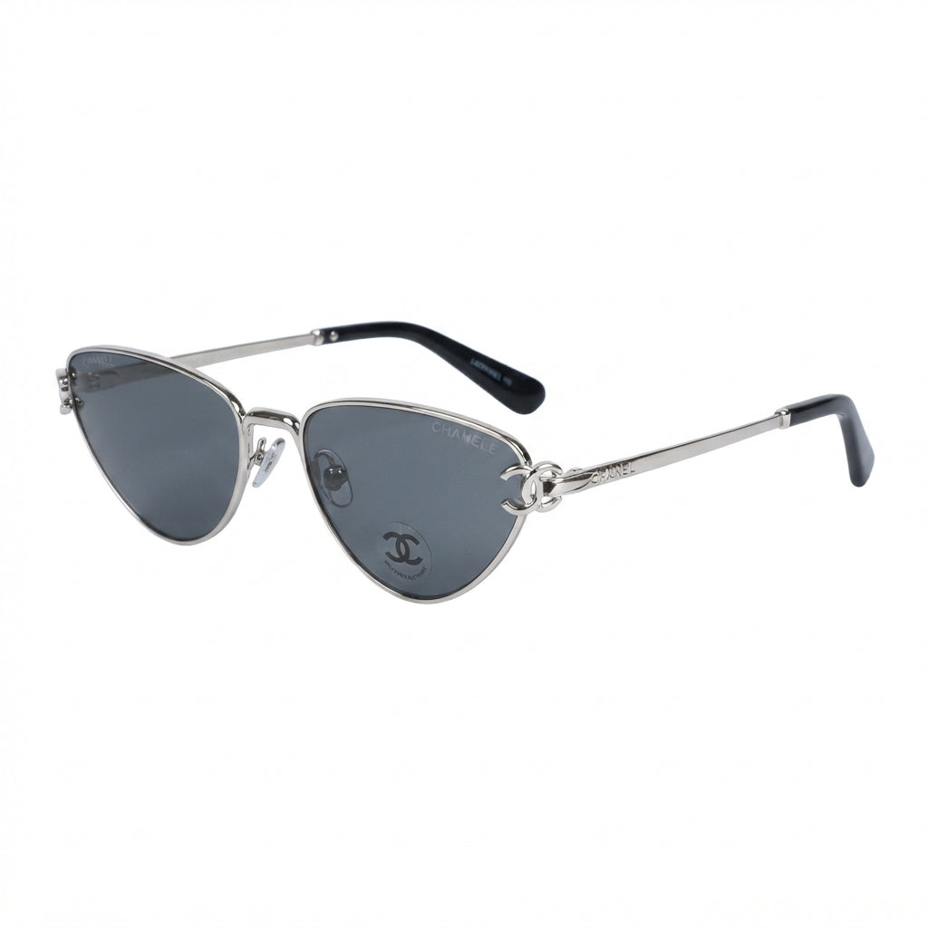 Chanel Women Cat-Eye Grey Sunglasses