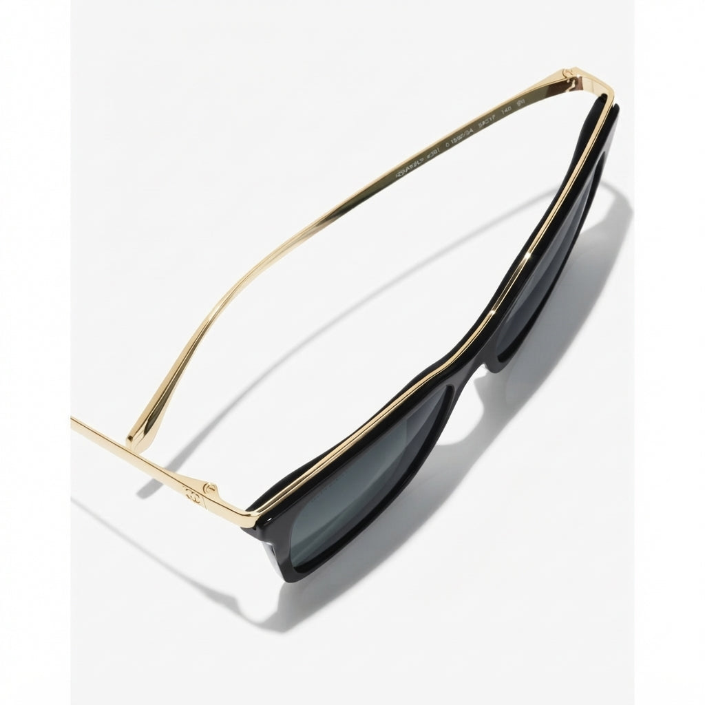 Chanel Women Butterfly Black Sunglasses