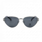 Chanel Women Cat-Eye Grey Sunglasses