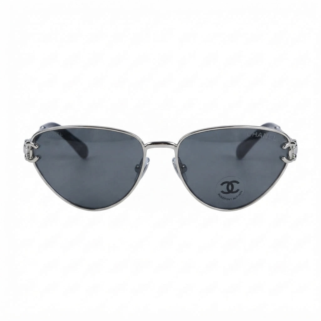 Chanel Women Cat-Eye Grey Sunglasses