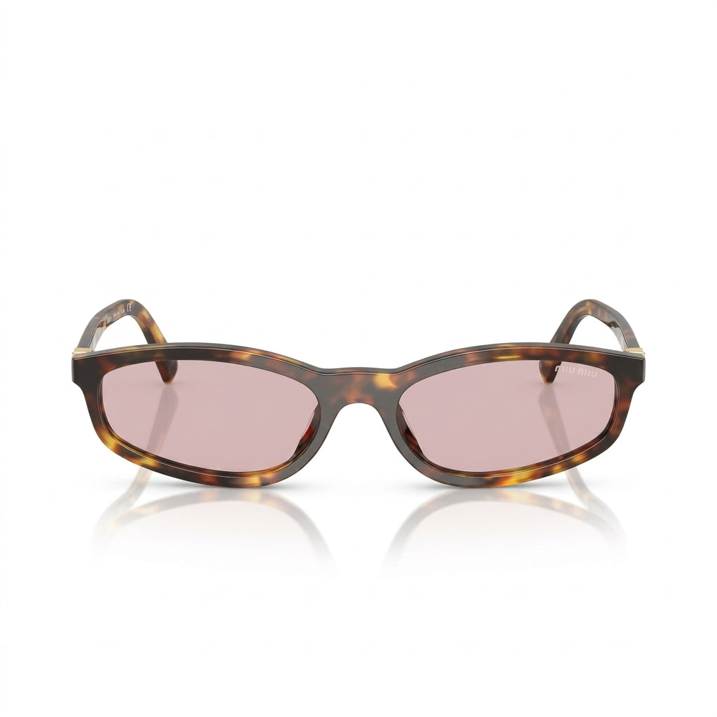 Miu Miu Regard SMUA06 Women Tortoise / Light Pink Sunglasses