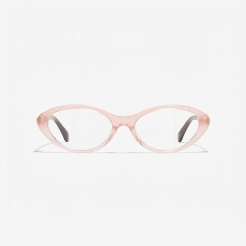 Chanel Women Oval Pink Eyeglasses