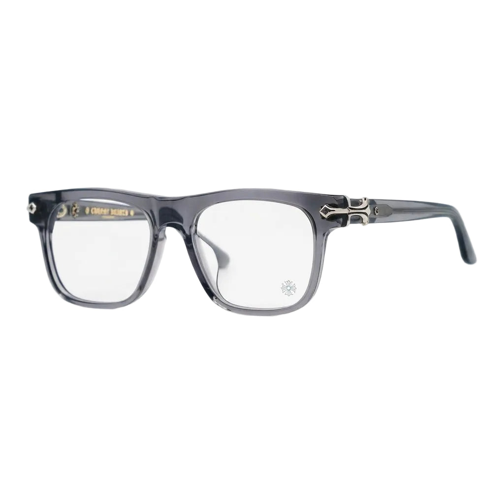 Chrome Hearts Unisex SLIDN 3768 Translucent Grey Frame / Silver Hardware Glasses