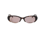 Miu Miu Women Vedette Oval Cut-Out Bio Aurora Sunglasses 