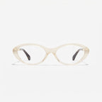 Chanel Women Oval Light Beige Eyeglasses