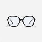 Chanel Women Square Black Blue-Violet Protection Glasses