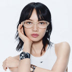Chanel Women Oval Light Beige Eyeglasses