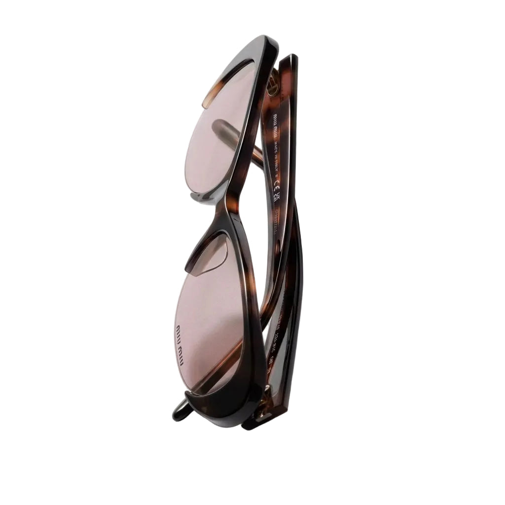 Miu Miu Women Vedette Oval Cut-Out Bio Aurora Sunglasses