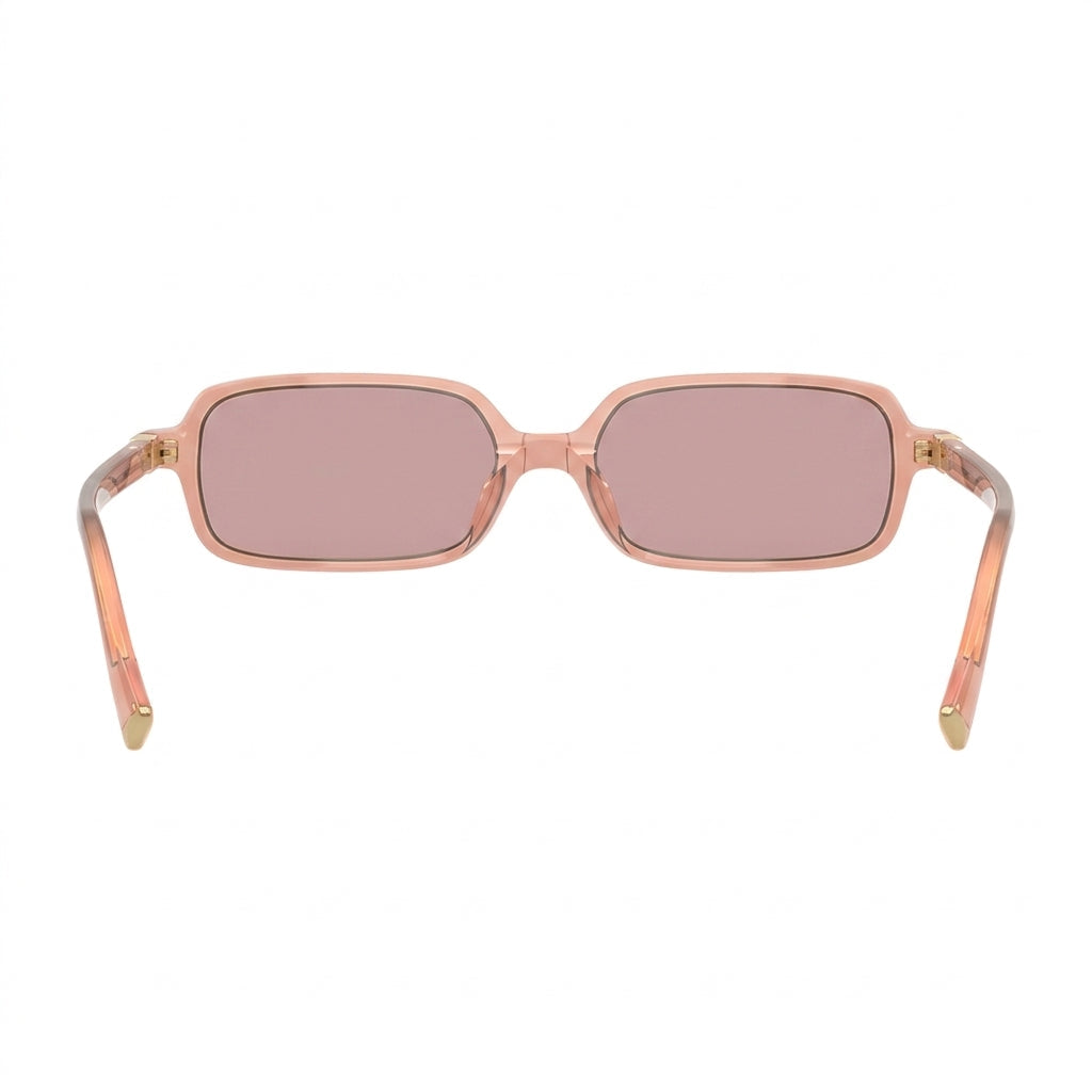 Miu Miu Regard MU 11ZS Women Rectangular Opaline Pink / Pink Sunglasses