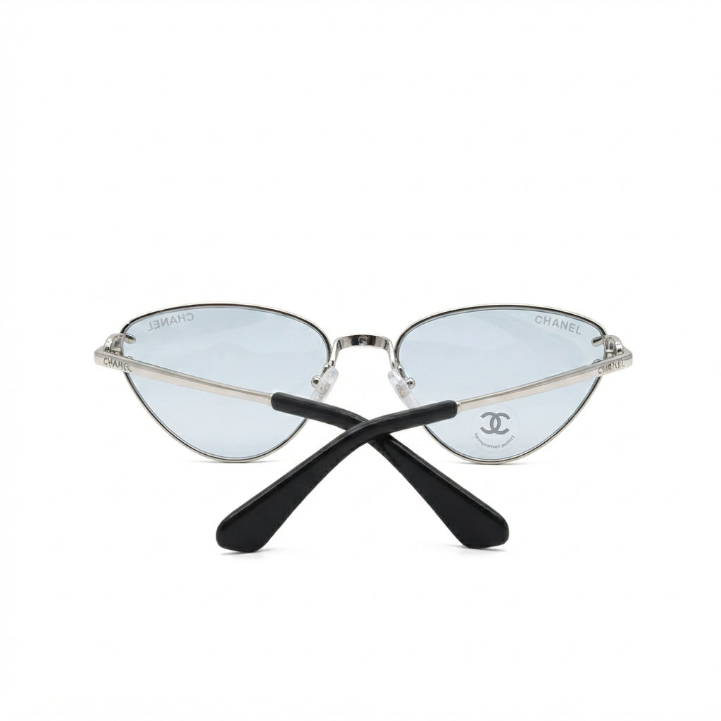 Chanel Women Cat-Eye Blue Sunglasses