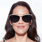 Chanel Women Cat-Eye Black Sunglasses