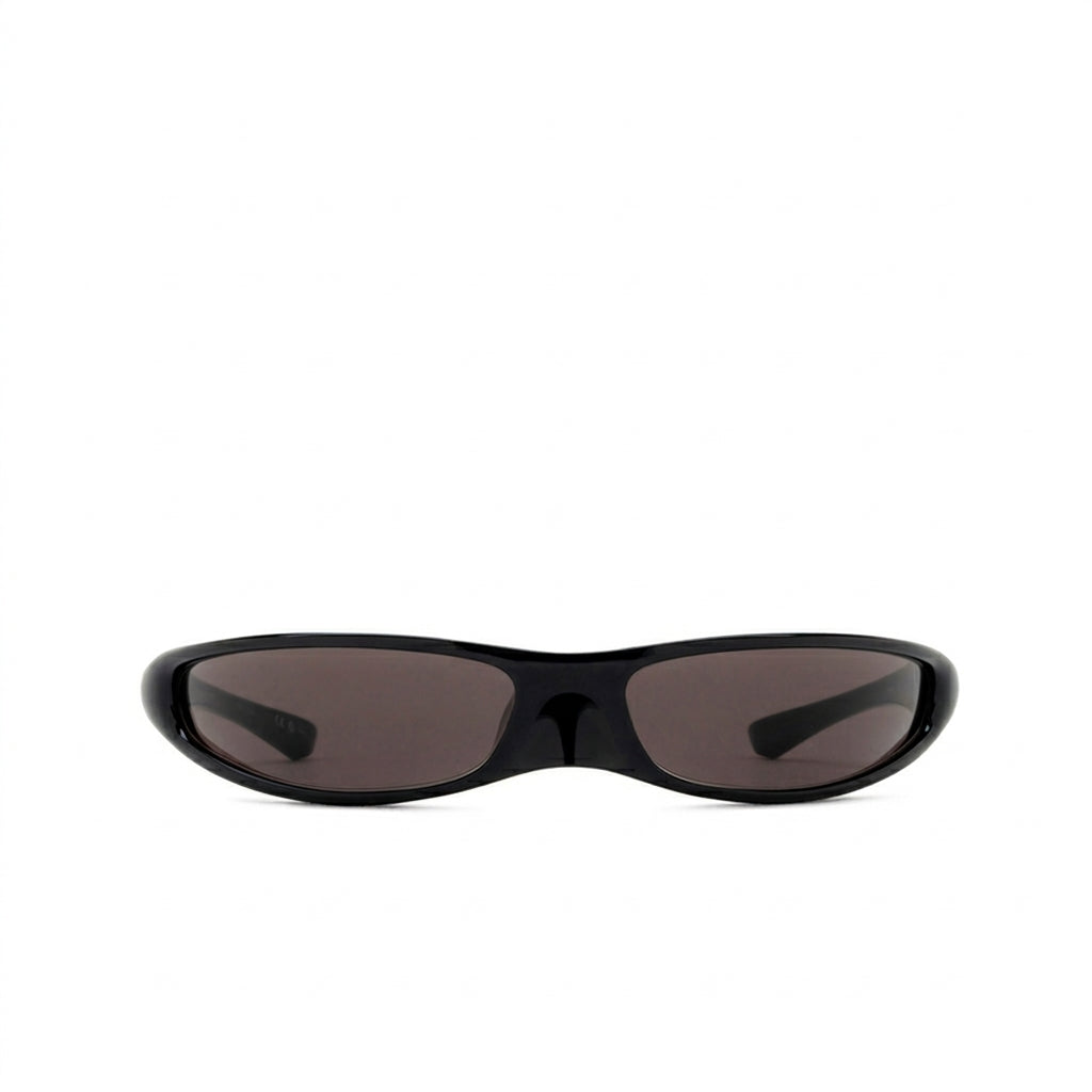 Balenciaga Unisex BB0383S Wrap Shield Black / Grey Sunglasses