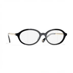 CHANEL Women’s Oval Black Eyeglasses