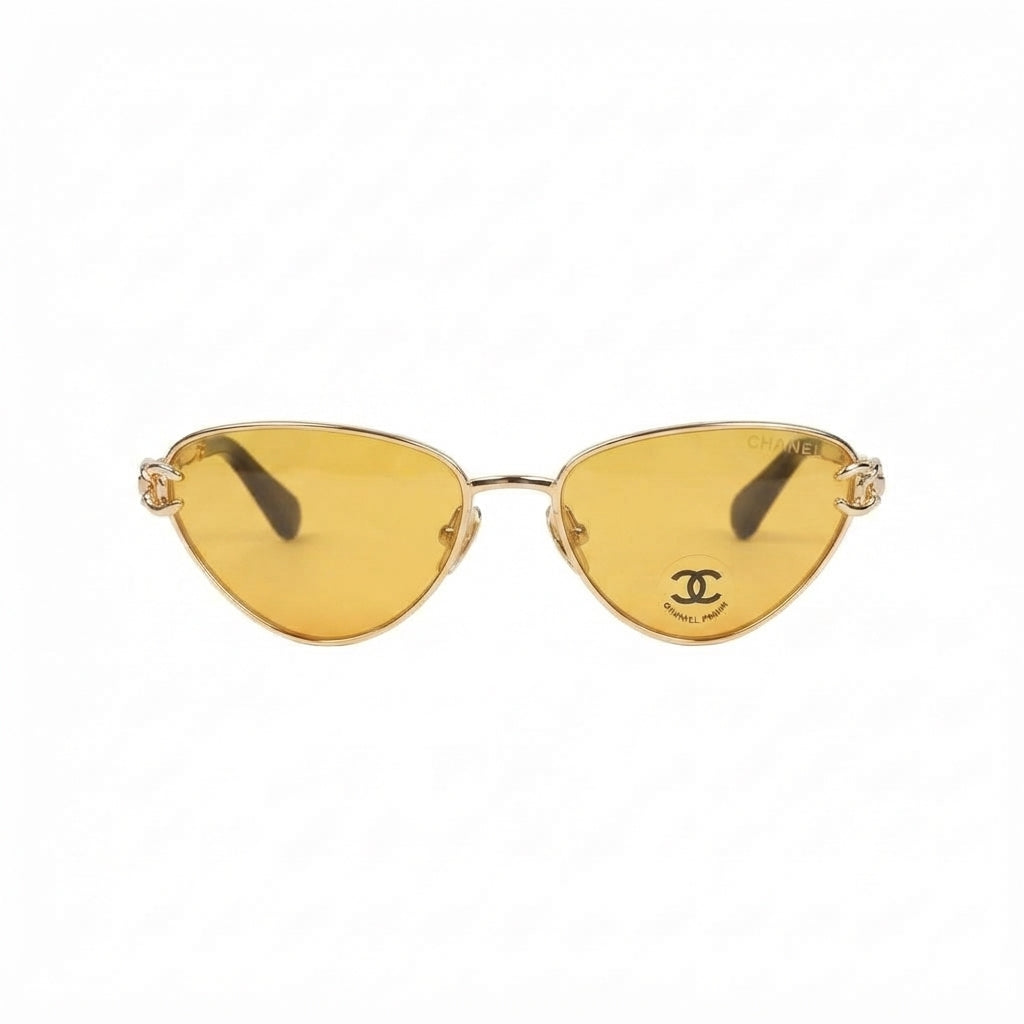 hanel Women Cat-Eye Yellow Sunglasses