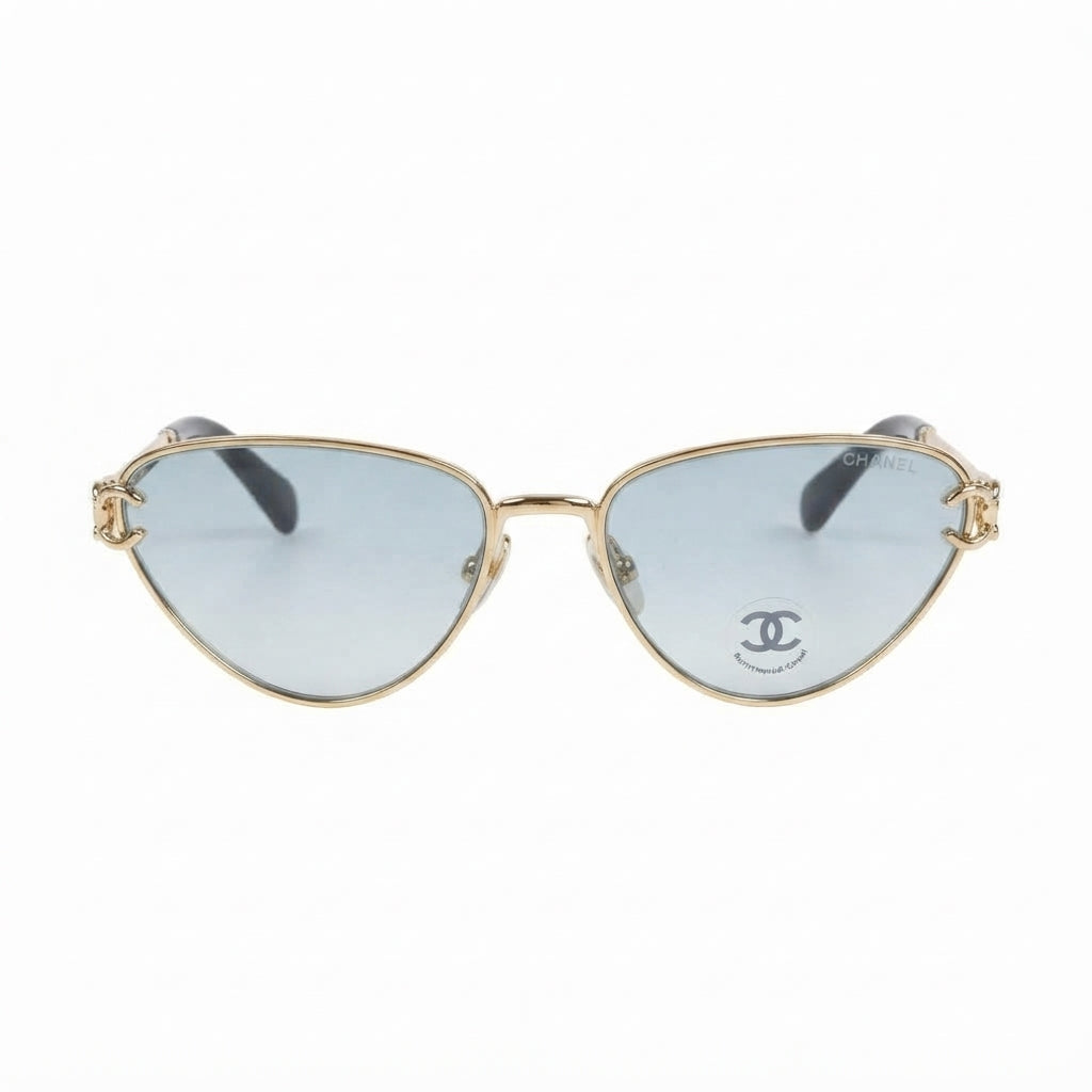 Chanel Women Cat-Eye Blue Sunglasses