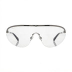 Chanel Women Shield Mask Frame Silver Sunglasses 9390