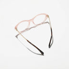 Chanel Women Oval Pink Eyeglasses