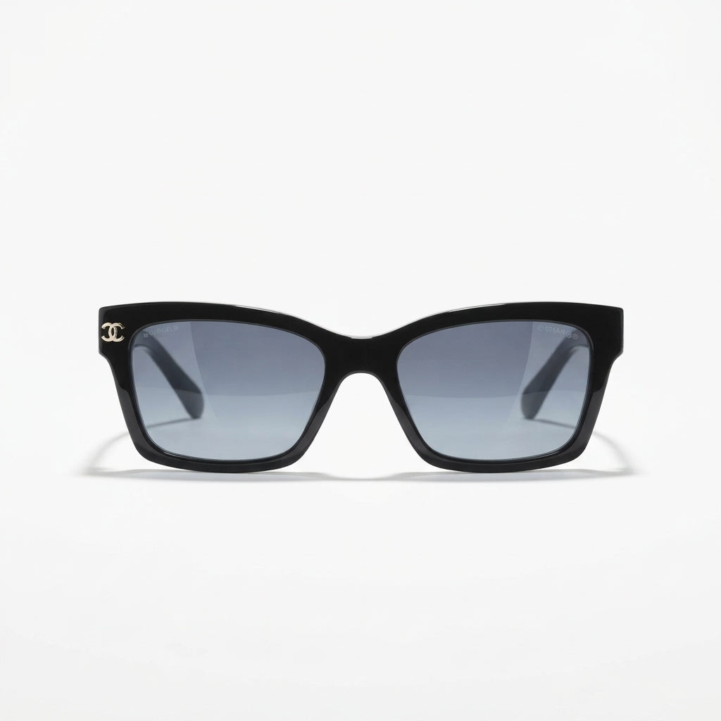 Chanel Women Black Square Sunglasses