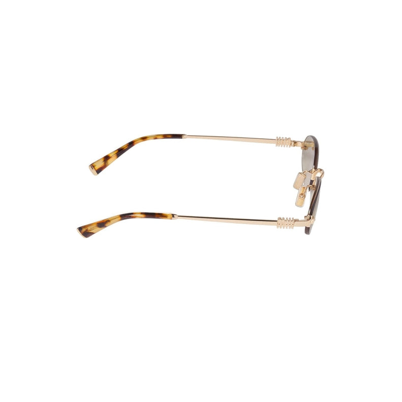 Miu Miu Women Rimless Oval Hay Gradient Bio Sunglasses