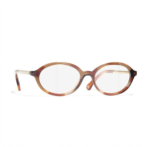 Chane Women Optical Oval Dark Tortoise Eyeglasses