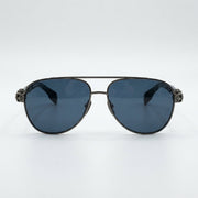 Chrome Hearts Unisex Aviator Gunmetal Frame Blue Tint Sunglasses
