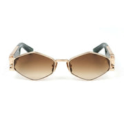 Maybach The Driver II (DRI-02) Men 22K Mellow Gold / Light Bronze Gradient Sunglasses