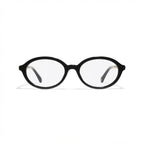 CHANEL Women’s Oval Black Eyeglasses