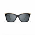 Chanel Women Butterfly Black Sunglasses