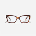 Chanel Women Rectangular Dark Tortoise Glasses