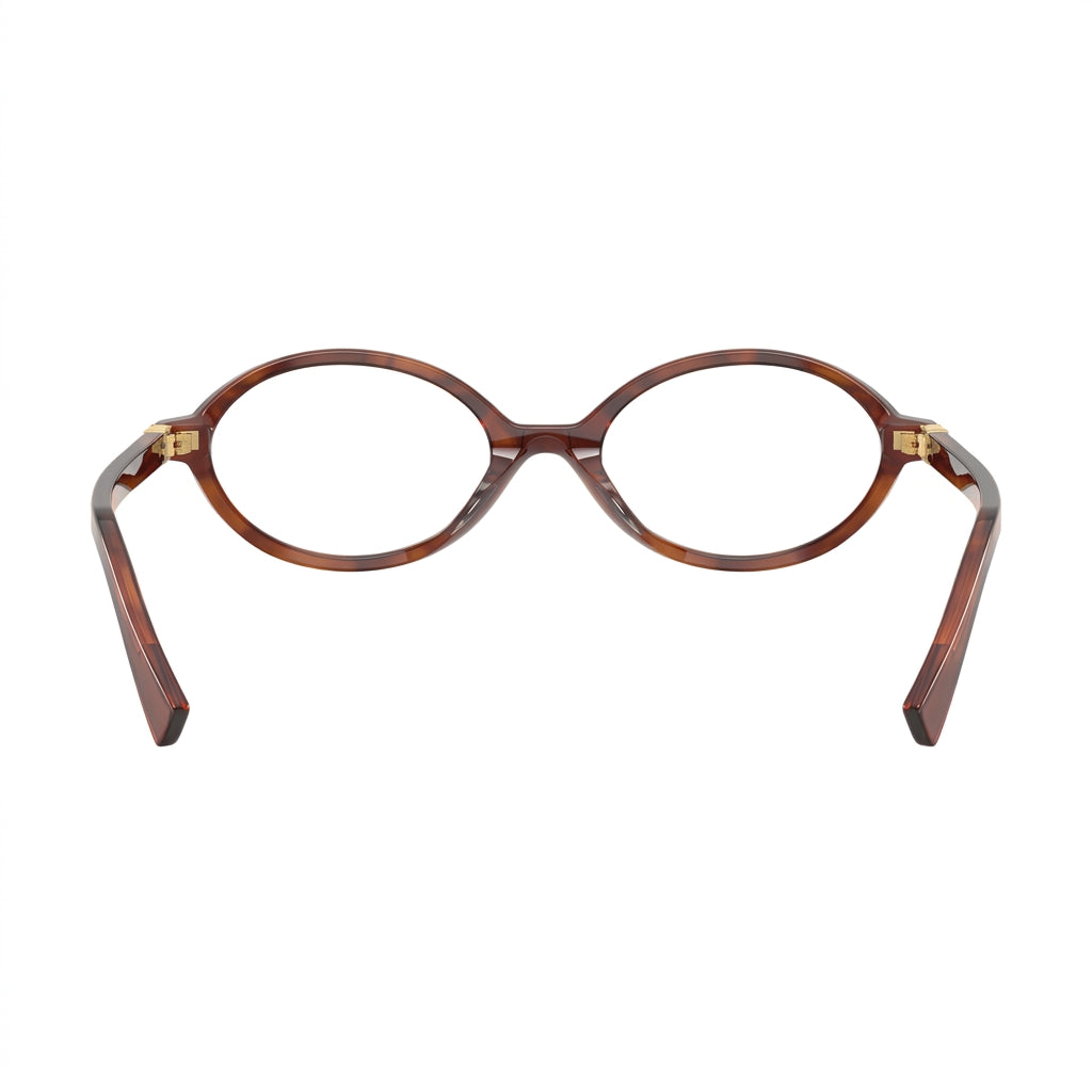 Miu Miu Women Regard Oval Opaline Brown Optical Glasses