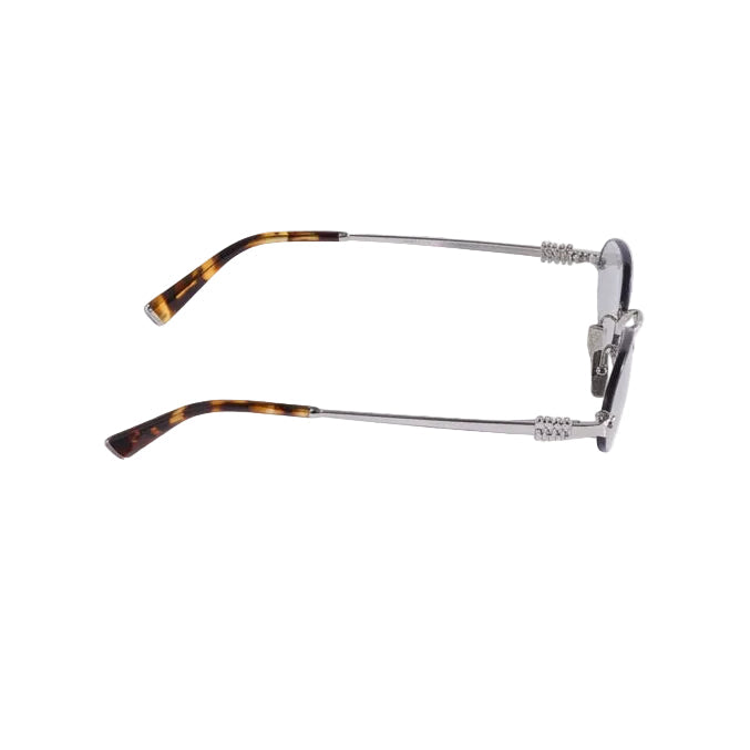 Miu Miu Women Rimless Oval Lilac Sunglasses