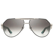 Maybach The King III Unisex Palladium / Black Lacquer Grey Gradient Sunglasses 