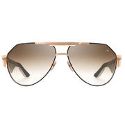 Maybach The King III Unisex 18K Rose Gold / Black Lacquer Sunglasses 